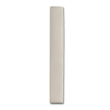 PERFECTPATIO 3582SN Number 1 Solid Cast Brass 4 inch Floating House Number Satin Nickel &quot;1&quot; PE37608